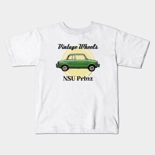 Vintage Wheels - NSU Prinz Kids T-Shirt